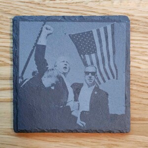 Donald Trump Laser Engraved Coaster