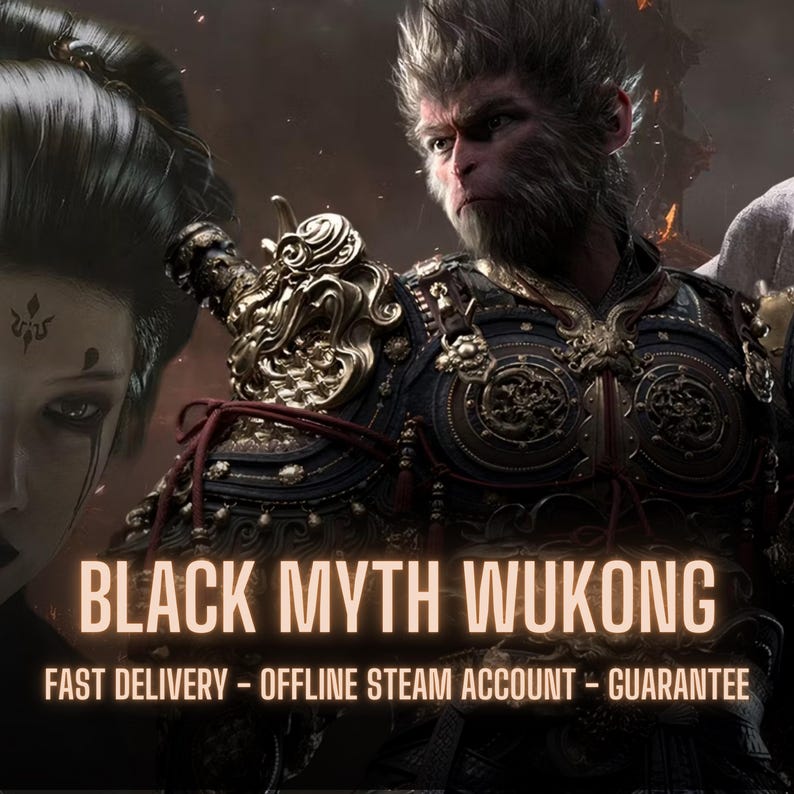 Black Myth Wukong Steam Game Account Fast Delivery Etsy