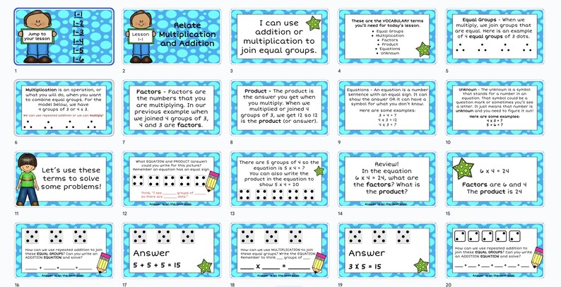 Envision 2020/2024 3rd Grade - Google Slide Lessons for the Full Year ...