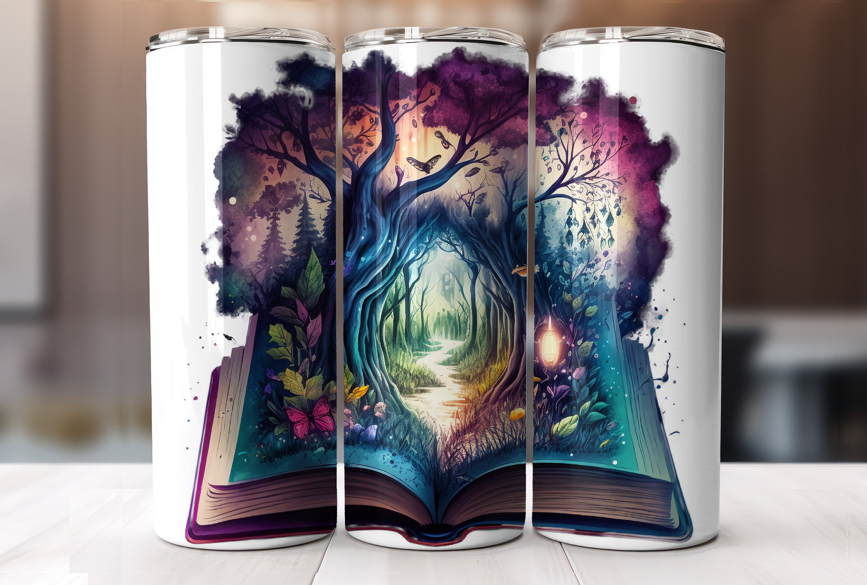 Watercolor Fantasy Books Clipart Bundle, 21 PNG Open Book Clip Art ...