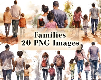 Family Clipart Bundle 20 PNG - Mom, Dad, Kids, Best Friends Transparent PNG, Family Portrait - brother, sister, fathers day, mothers day