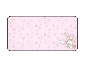 My Melody Mouse Pad | My Melody Lollipop | Sanrio Desk Mat Gaming Setup | Cute Kawaii RGB Aesthetic