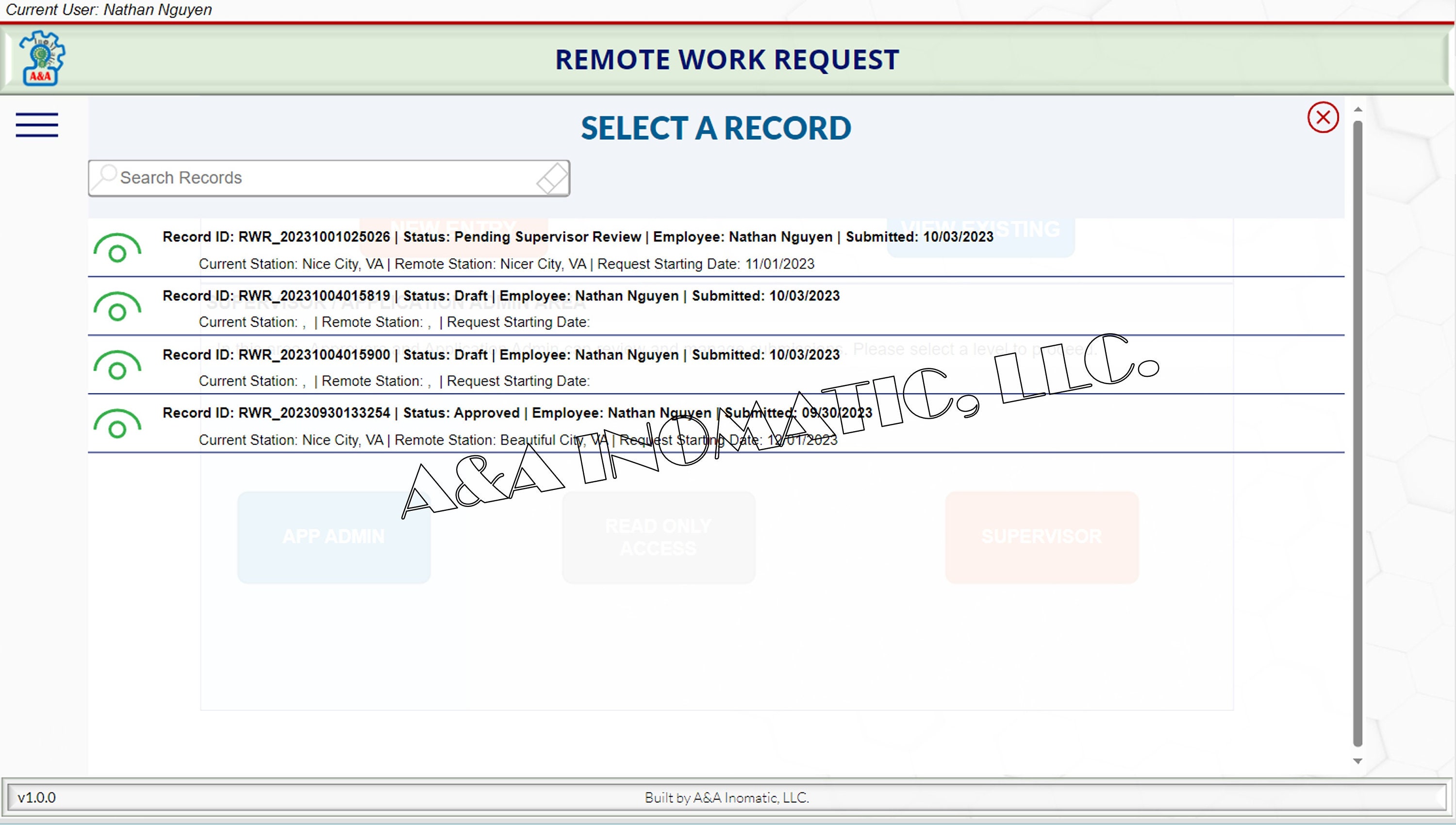 Complete Powerapps Canvas Template - Sample: Remote Work Request Form ...