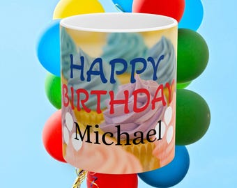 Gepersonaliseerde verjaardagsmok – Feestelijk cadeau, taartliefhebber