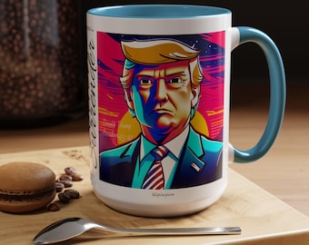 Mok Donald Trump 2024, republikeinse keramische koffiemok (11-15 oz)