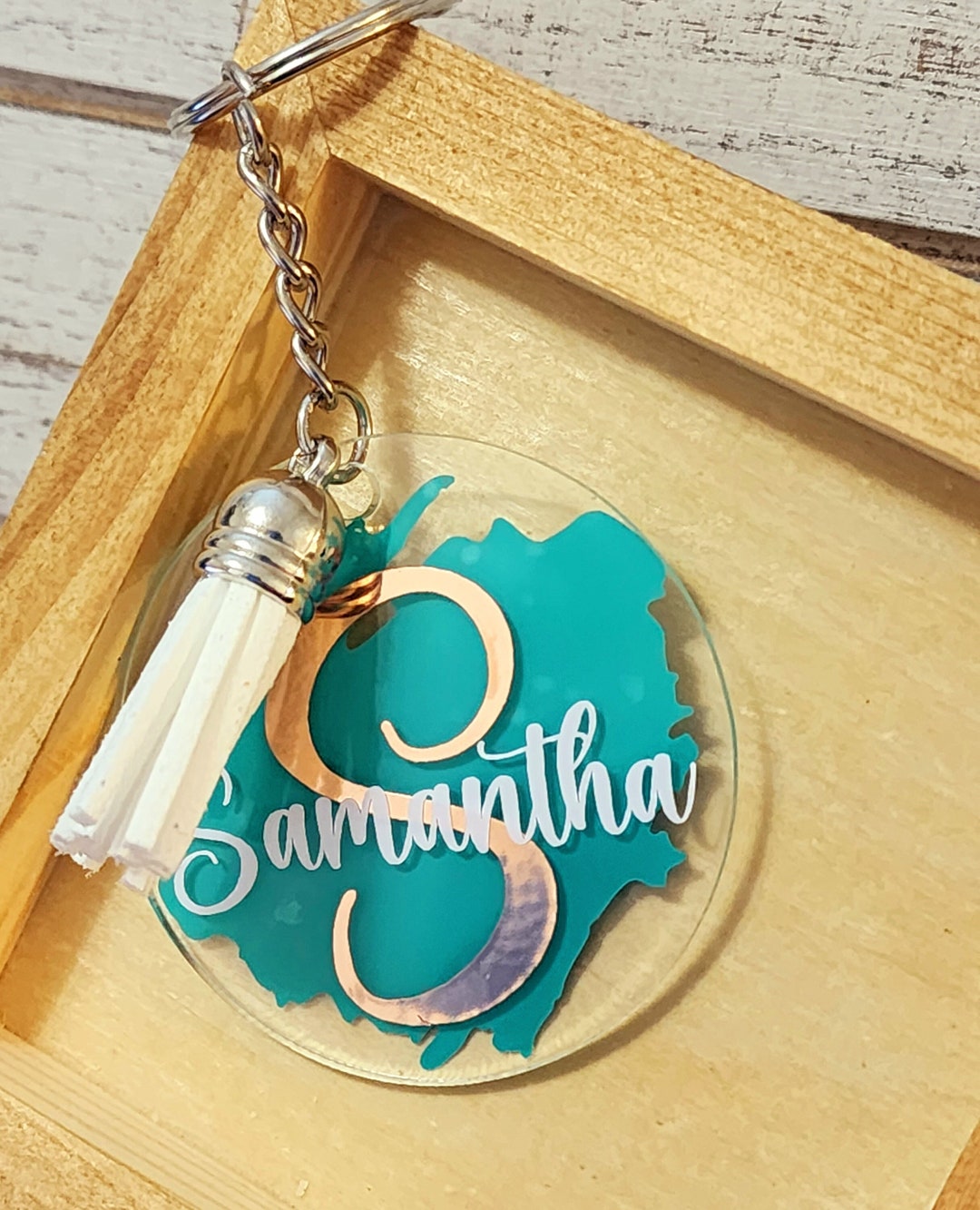 Personalized Acrylic Keychain - Etsy