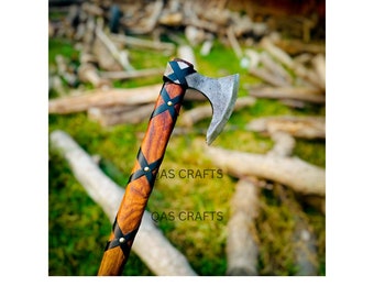 Ragnar Viking Axe, Beautiful Axe , Hand forged Axe , Ragnar axe , valentine's day Gift . Birthday gift, Gift for him