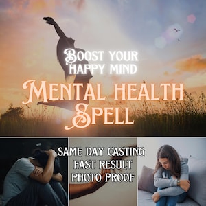 Powerful Mental Health Spell Casting - Boost Your Happiness - Attain Inner Peace - Professional Emotional Wellness Witchcraft Service