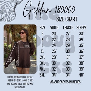 Gildan 18000 Größentabelle Mockup Gildan Size Guide 18000 Sizing Guide Gildan Model Mockup Gildan Sweatshirt Größentabelle Mock Up Farbiges Shirt