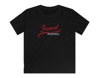 T-shirt de baseball souple pour enfants Fremont