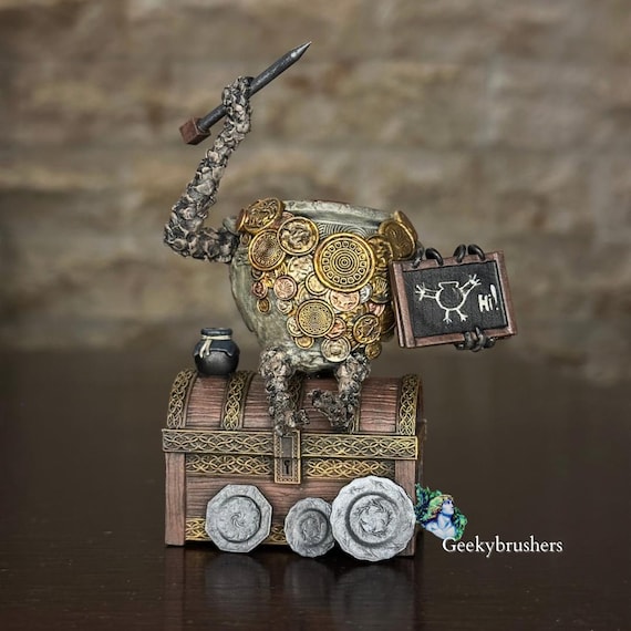 Elden Ring Jar Merchant Miniature | 12K Resin Statue, Nightreign