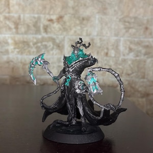 Thresh, hand painted, resin figure, League of Legends, 10cm, uv glowing figure, 3d printed, tabletop