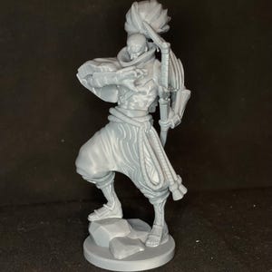 Yasuo figure, hand painted, resin, League of Legends, tabletop, gamer gift