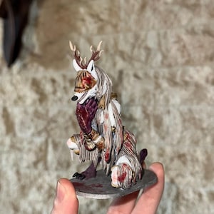 Vicar Amelia Figure | Hand-Painted Resin Boss Statue, Soulsborne Fanart