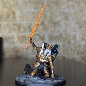 Dark Souls figure Prince Lothric & Lorian, twin princes resin statue, gamer gift, collectible, diorama, fan art