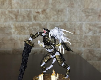 Maliketh la Espada Negra / Estatua de Elden Ring pintada a mano / Figura coleccionable de resina premium / Figura de fan art de Fromsoftware / Resina de 12 K de alto detalle
