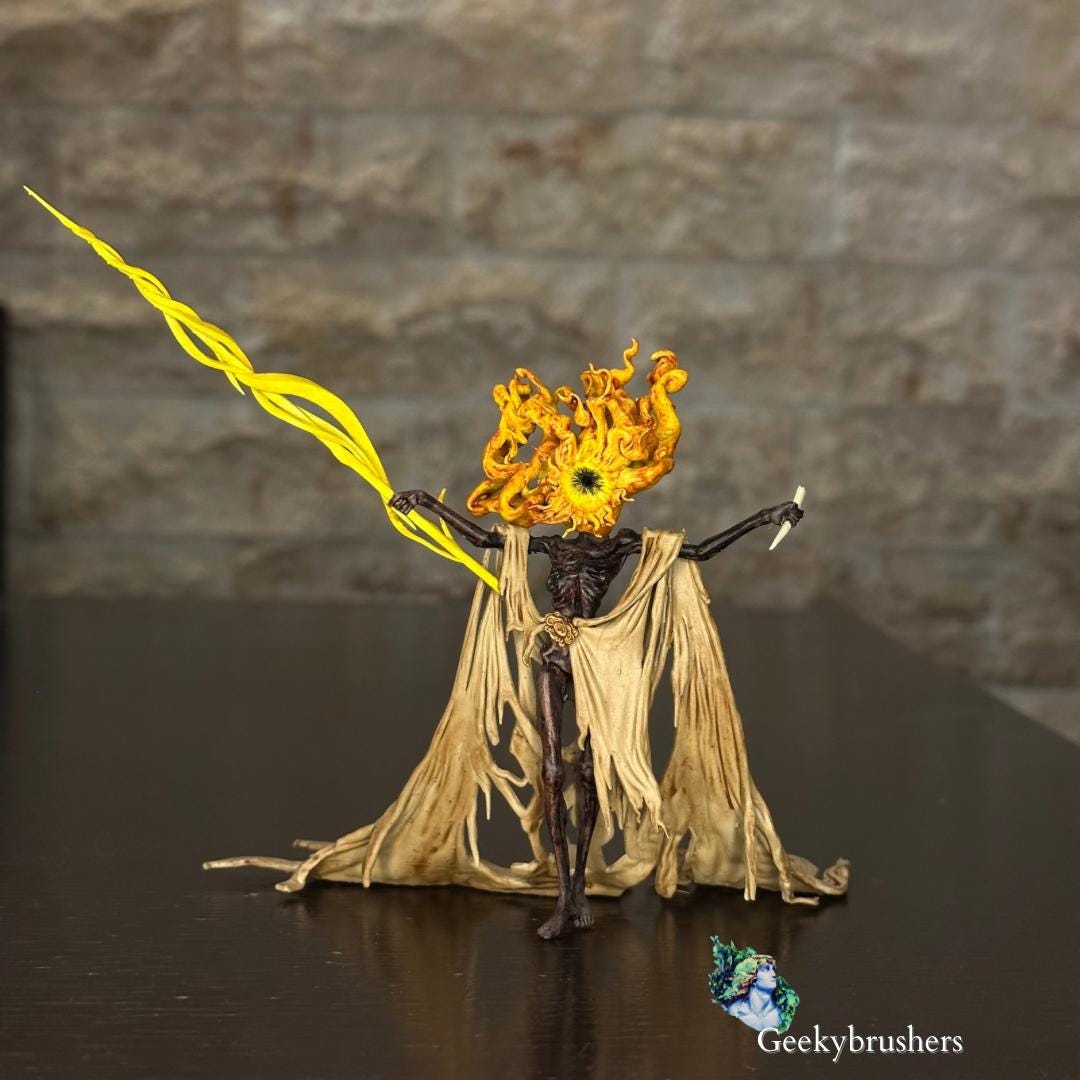 ミドラ 狂乱の炎の王 フィギュア | 手描き3Dプリント像 - Etsy 日本