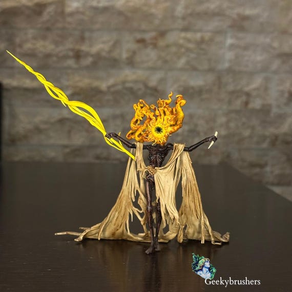 ミドラ 狂乱の炎の王 フィギュア | 手描き3Dプリント像 - Etsy 日本