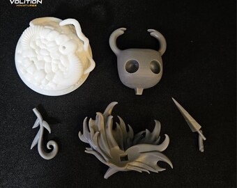 Hollow Knight レジンフィギュア | 手描きまたは未塗装 12K プリント