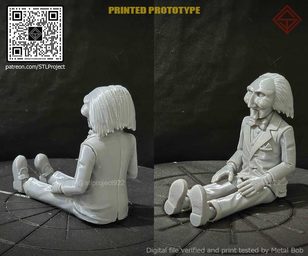 Billy the Puppet Figure SAW 16K Resin – Horror Collectible Statue