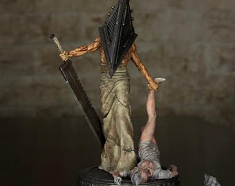 ピラミッドヘッド サイレントヒル スタチュー | 手描き樹脂ジオラマ