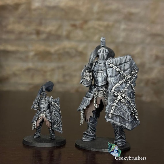 A resin-cast statue of Havel the Rock rendered from a hyper-detailed 16K print file — the kind of desk piece a Soulsborne fan would lose their mind over.