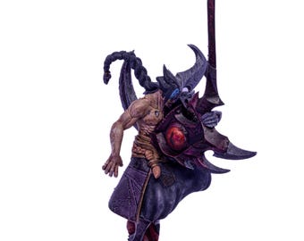 Kayn, resin statue, figure, League of Legends, 3D printed, hand painted, tabletop