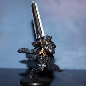 Guts & Berserker Armor Mini Figures – 3" Resin Statues | Painted or Unpainted | Handmade Berserk Collectibles