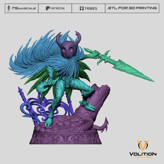 Hollow Knight スタチュー | ナイト樹脂フィギュア、ジオラマベース