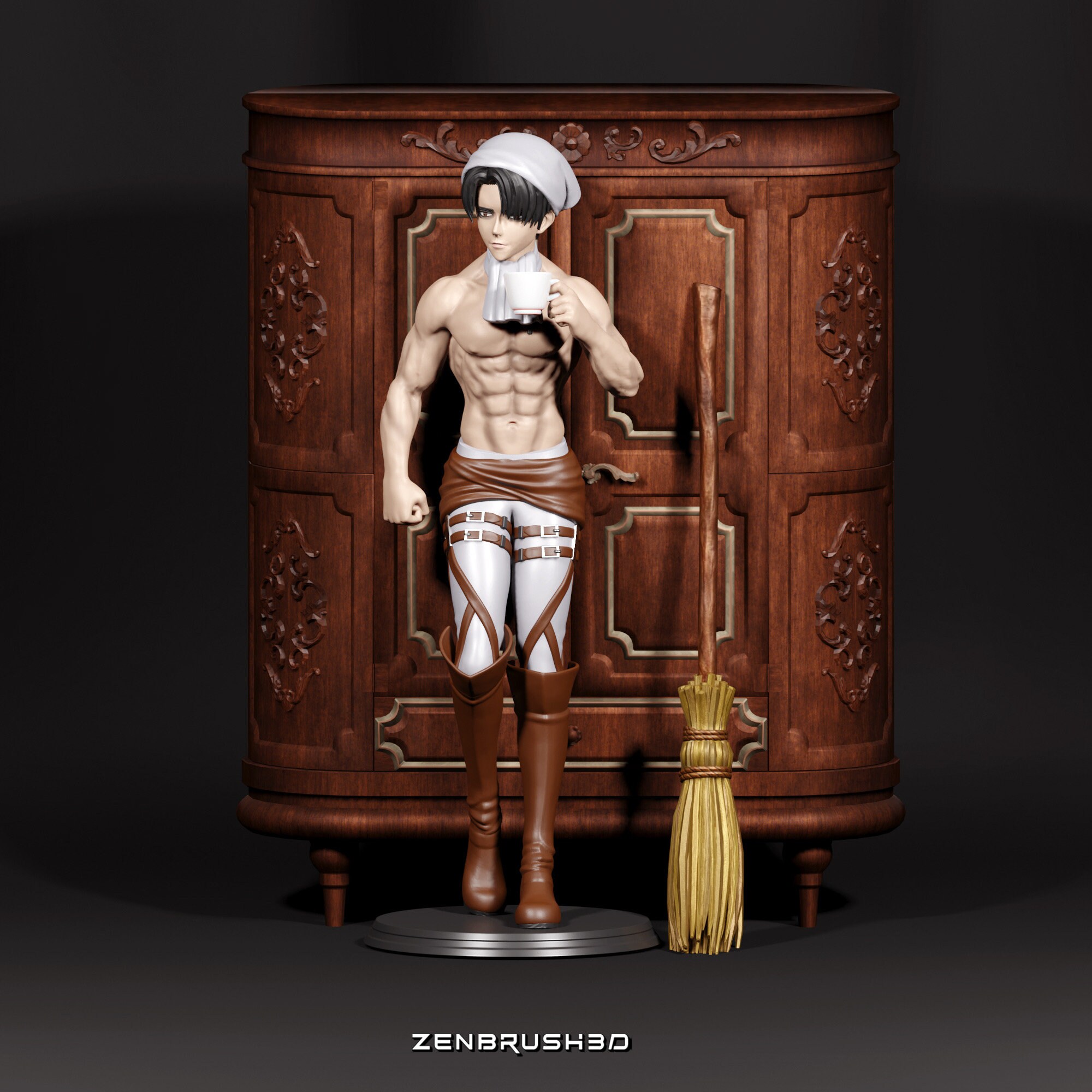Attack on Titan Rukappu (Look Up) - Levi Ackerman Cleaning ver. [Pre-Order Aug 2026]