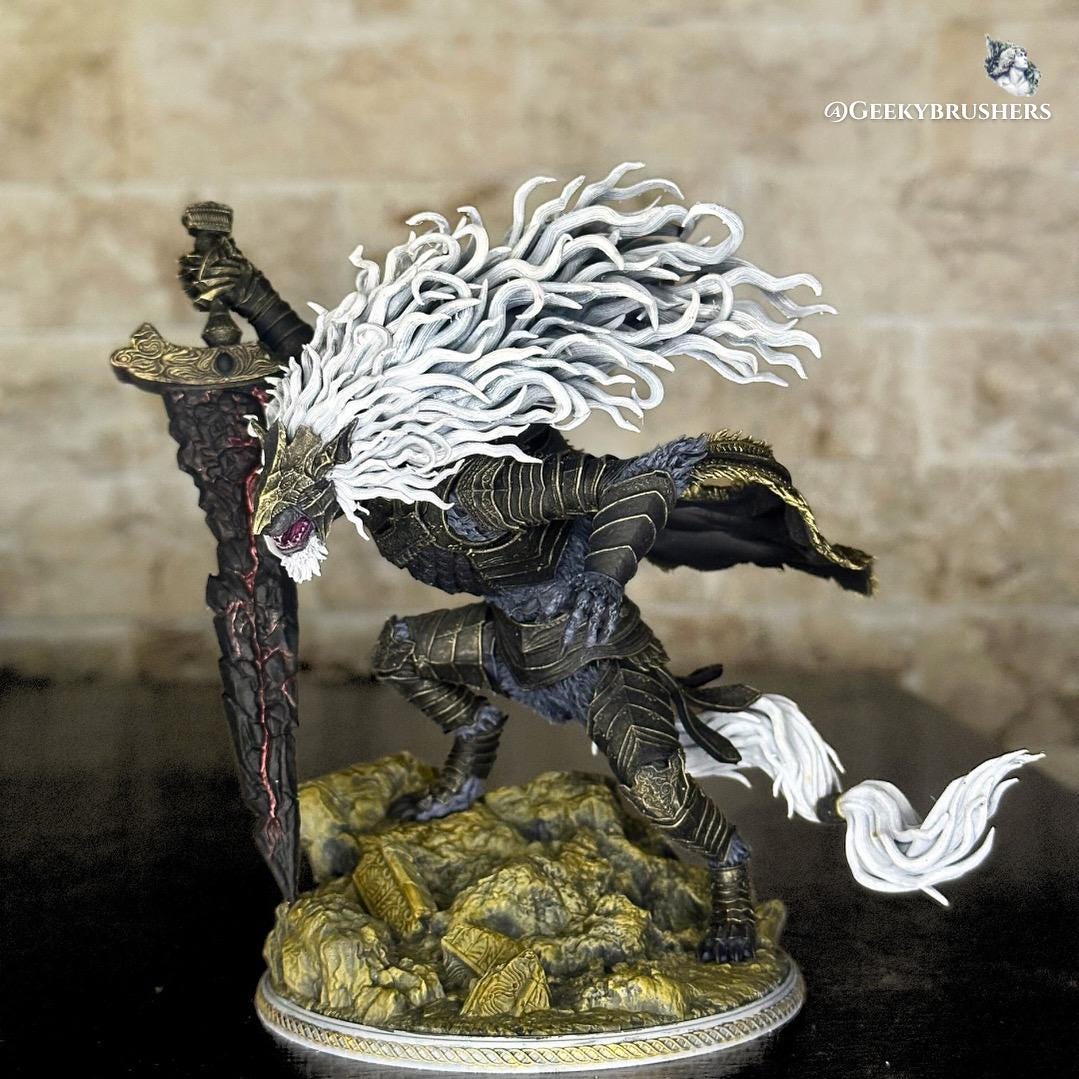 黒刃マリケス スタチュー | エルデンリング 16Kレジンフィギュア