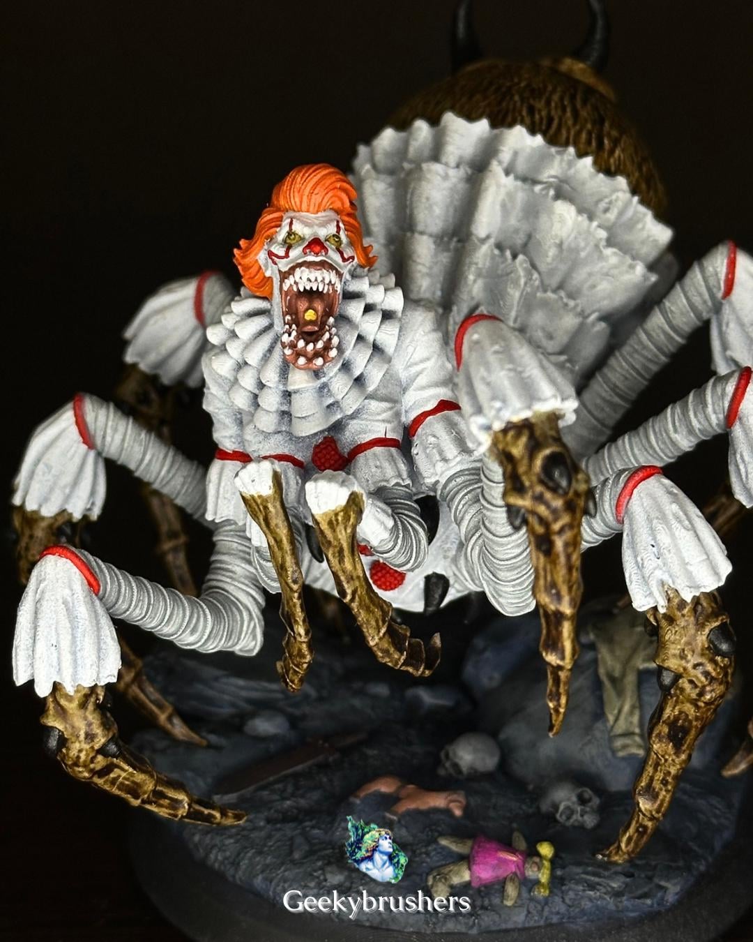It - Pennywise Spider Form Figure | Hand-painted Resin Diorama 9cm
