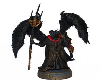 Figura de Mohg, Señor de la Sangre de Elden Ring / Estatua pintada a mano / Coleccionable de juegos para fans de Soulsborne