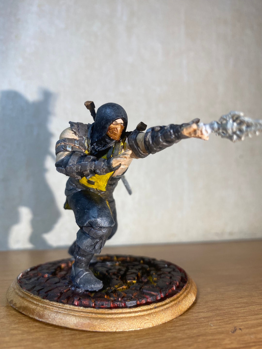 Scorpion Figure Mortal Kombat X 65mm 3d Printed Resin Etsy