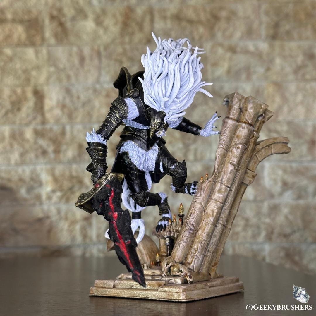 ★エルデンリング★黒き剣マリケス★塗装済み完成品 エルデンリング☆黒き剣マリケス☆ガレージキット塗装済み完成品