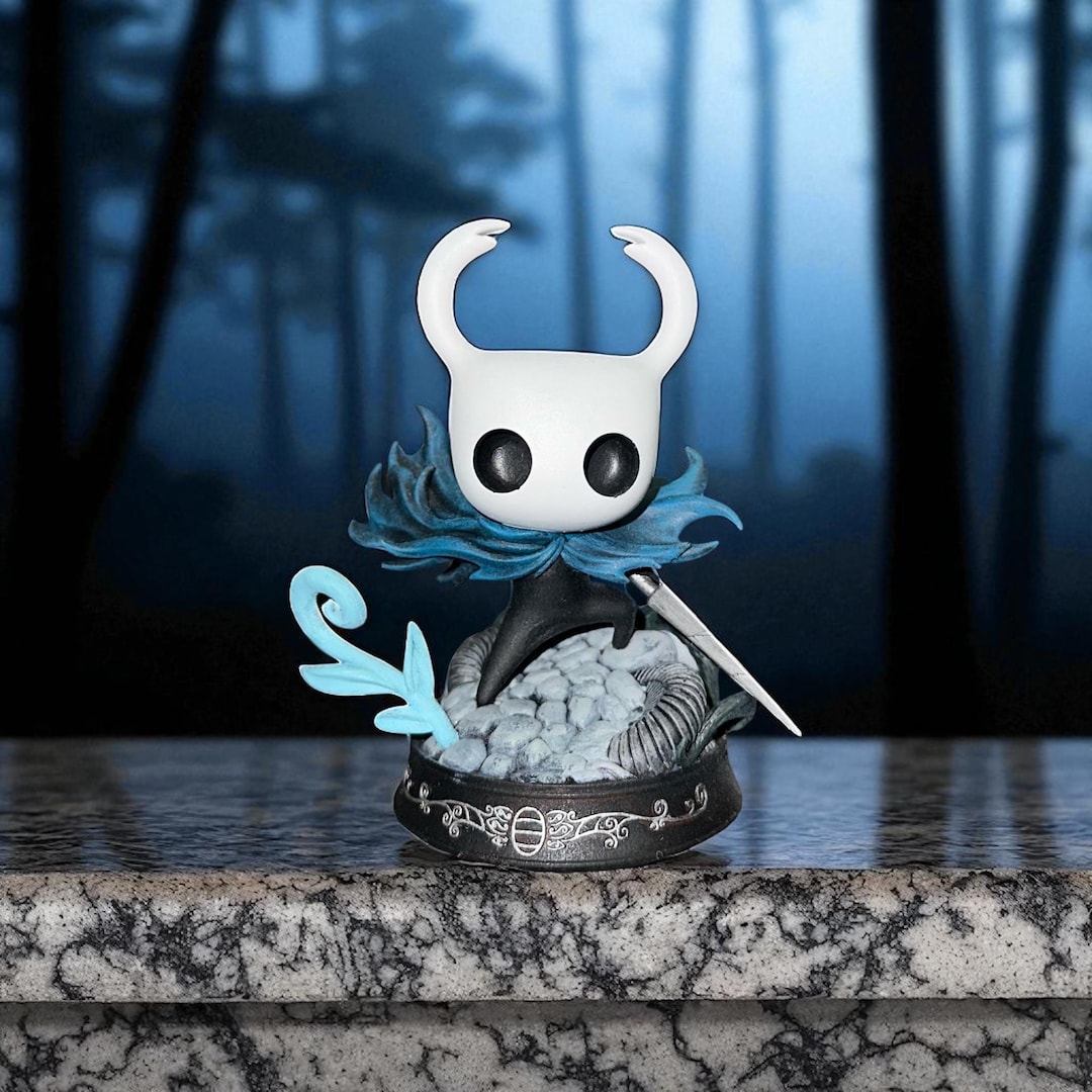 Hollow Knight Resin Figure | Hand-painted or Unpainted 12K Print