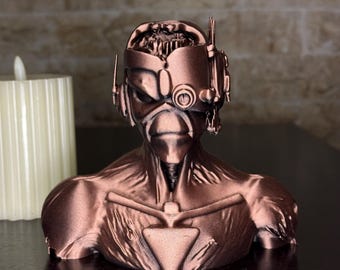 Iron Maiden Cyborg Eddie Büste | "Irgendwo in der Zeit" Fan Art