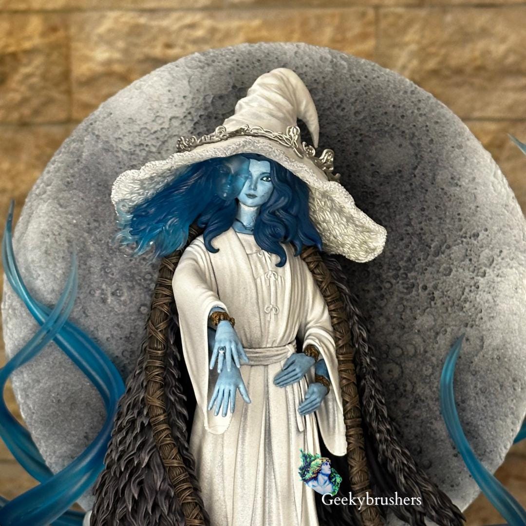SF・ファンタジー・ホラー Rinnie Repaint Ranni the Moon Witch, Hand-painted Resin Statue, Fan Art Elden
