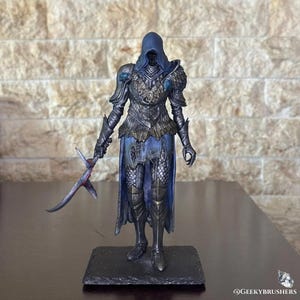 Black Knife Assassin Elden Ring Figure | Stealth Boss Statue | 3D Printed & Hand Painted Collectible | Multiple Sizes Available