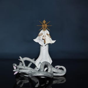 Dark Souls figure Dark Sun Gwyndolin, resin statue, gamer gift, collectible, diorama, fan art, 3inch