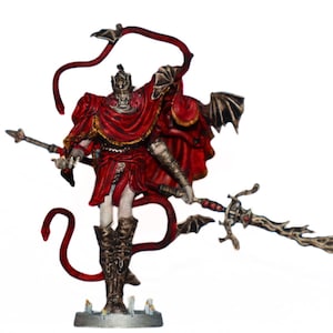 Messmer the Impaler miniature from Elden ring, 3d printed with resin, hand painted figure,