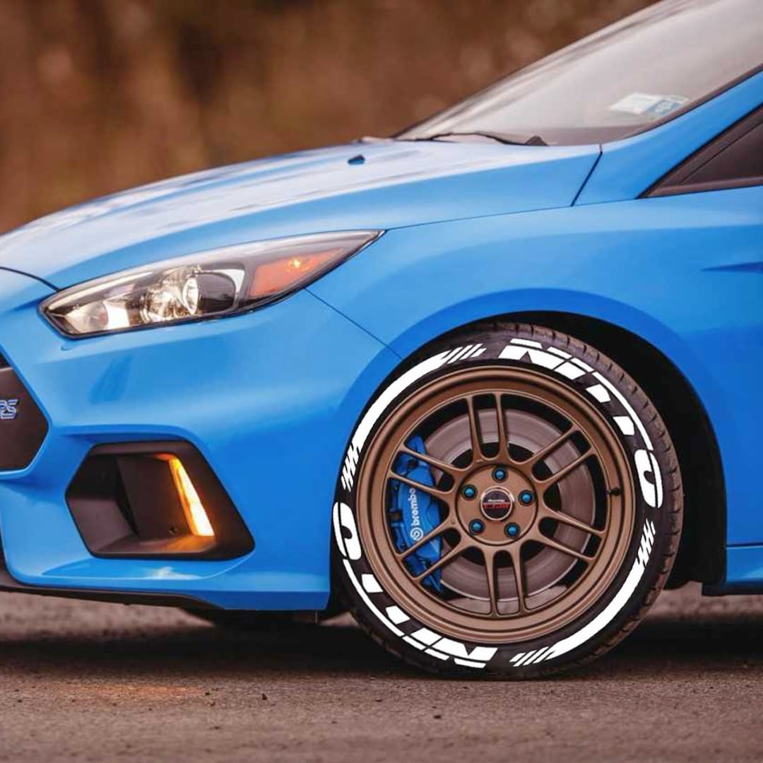 Permanent Nitto Tire Lettering Stickers 1.25 Letters for Etsy