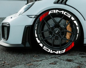 KIT 12 Adesivi Decalcomanie AMG | Mercedes Benz AMG Decal Racing - Foto 5