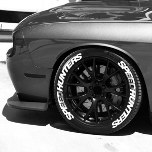 thumbnail image 2 of Speedhunters Permanent Tire Lettering Stickers – 1.38” White – 8 Sets – 15” To 24” Tires 2 of 5