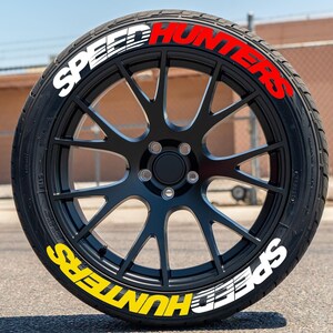 8 Sets FXCK HATERS Tire Letters Sticker 1.06'' Font For 14
