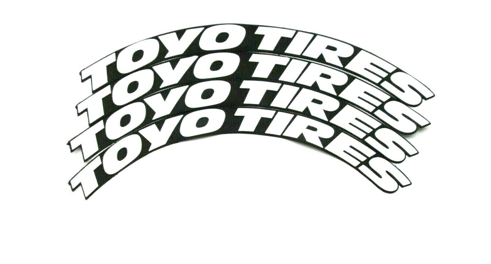 Permanent Toyo Tires Tire Lettering Stickers 1.25 Etsy