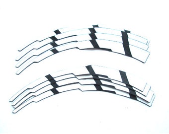 Adesivi Con Scrte Per Pneumatici In Gomma 3D Permanenti 4/8 Set Di Decalcomanie Modifica Pneumatici Per Auto E Moto Adesivi Con Lettere Impermeabili - Foto 9