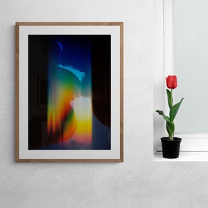 Velvet Kiss | Sensual Wall Art | Silhouette of Women&#39;s Lips Kissing | LGBTQ Friendly Home Decor | Lesbian, Bisexual Art | PRINTABLE DOWNLOAD