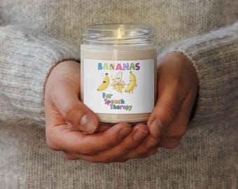 Bananas Scented soy candle
