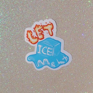 Abolish ICE Waterproof Sticker: Pro-Democracy Resist Decal
